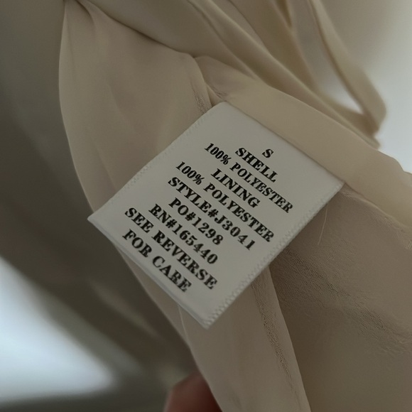 Ivory cream blazer wrap dress - Picture 3 of 5